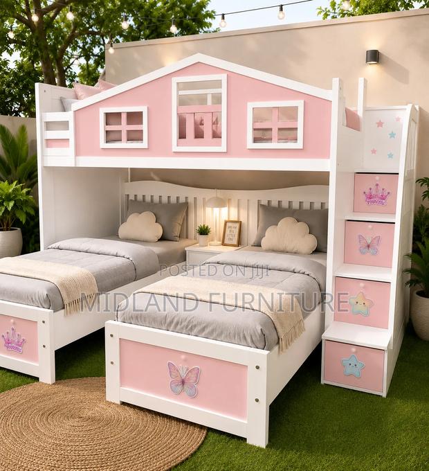 Tripple Decker Bunk Bed for Kids on Sale