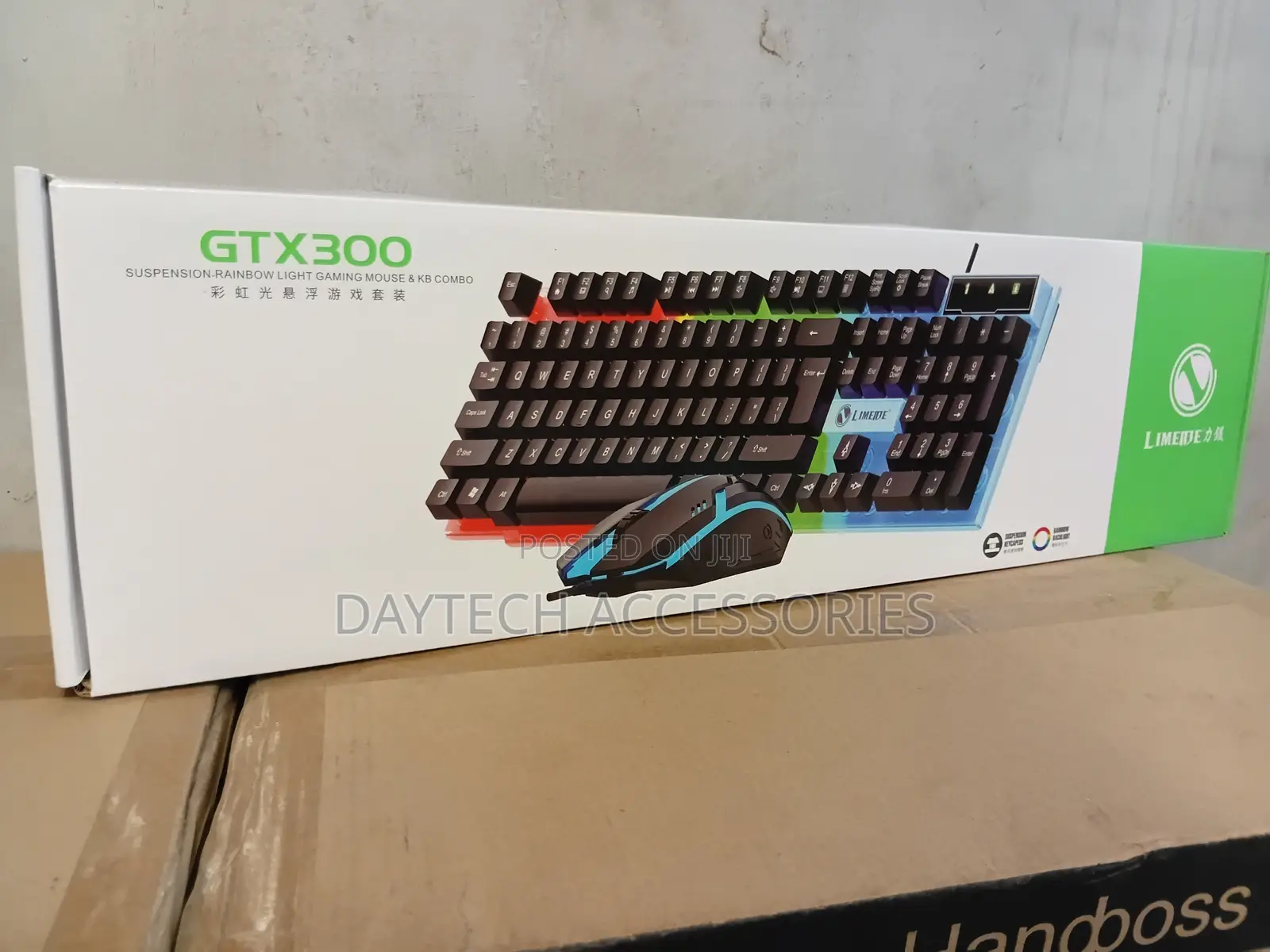 Limeide Gtx300 Mechanical Feel Wired Gaming Keyboard and Mouse Combo