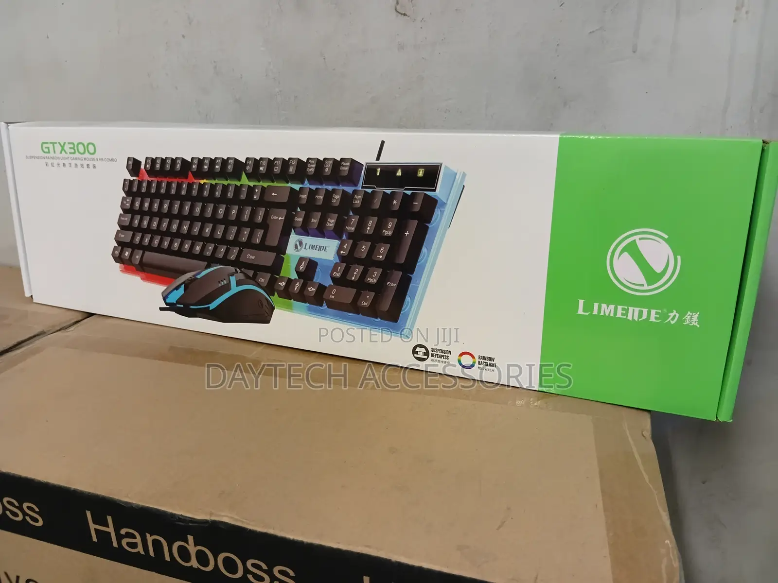 Limeide Gtx300 Mechanical Feel Wired Gaming Keyboard and Mouse Combo