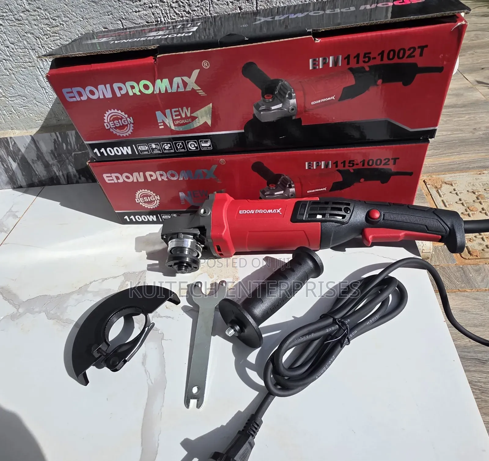 Edon Grinder 4.5" With Adjustable Speed 1100w/ Electric Angle Grinder