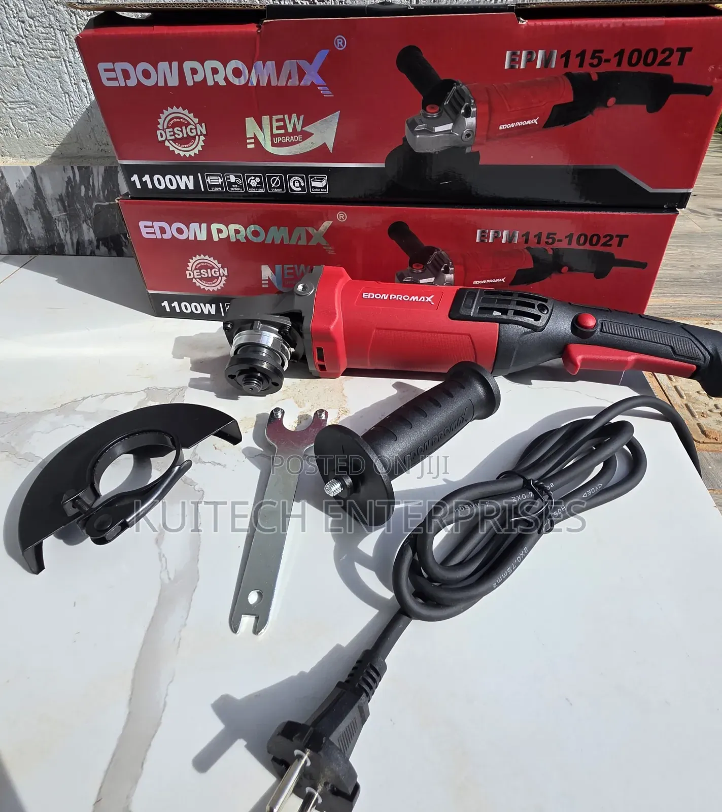 Edon Grinder 4.5" With Adjustable Speed 1100w/ Electric Angle Grinder
