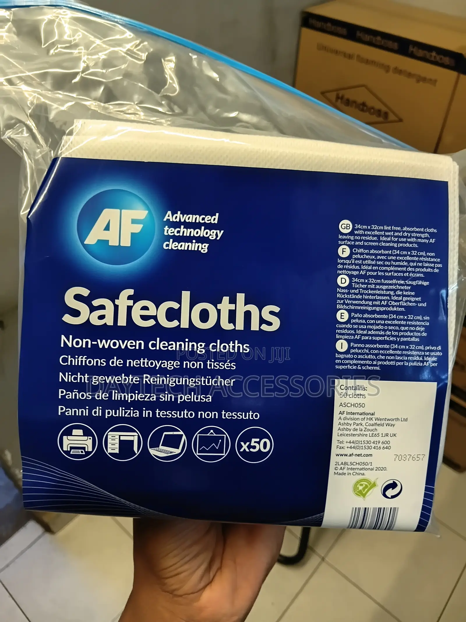 Af Safecloths Non-woven Cleaning Cloths (Pack Of 50)