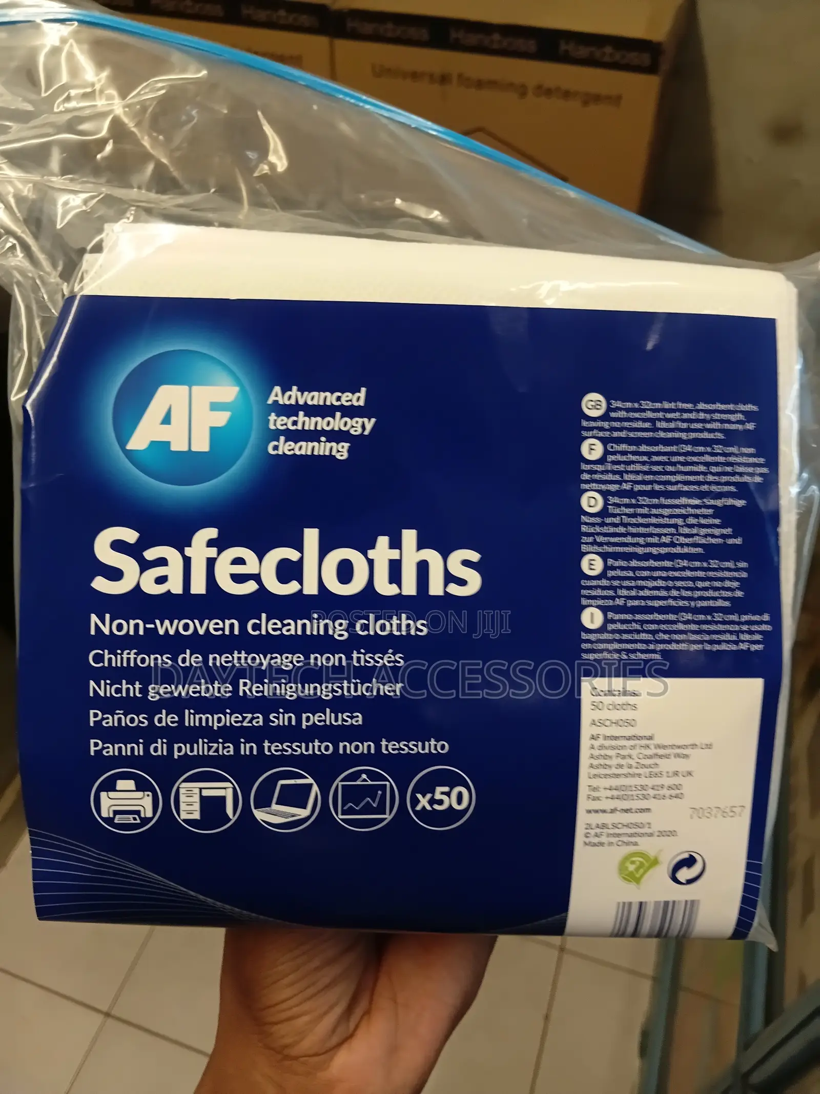 Af Safecloths Non-woven Cleaning Cloths (Pack Of 50)