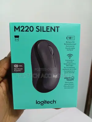 This Is a Logitech M220 Silent Wireless Mouse in Graphite.