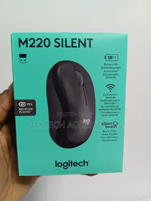 This Is a Logitech M220 Silent Wireless Mouse in Graphite.
