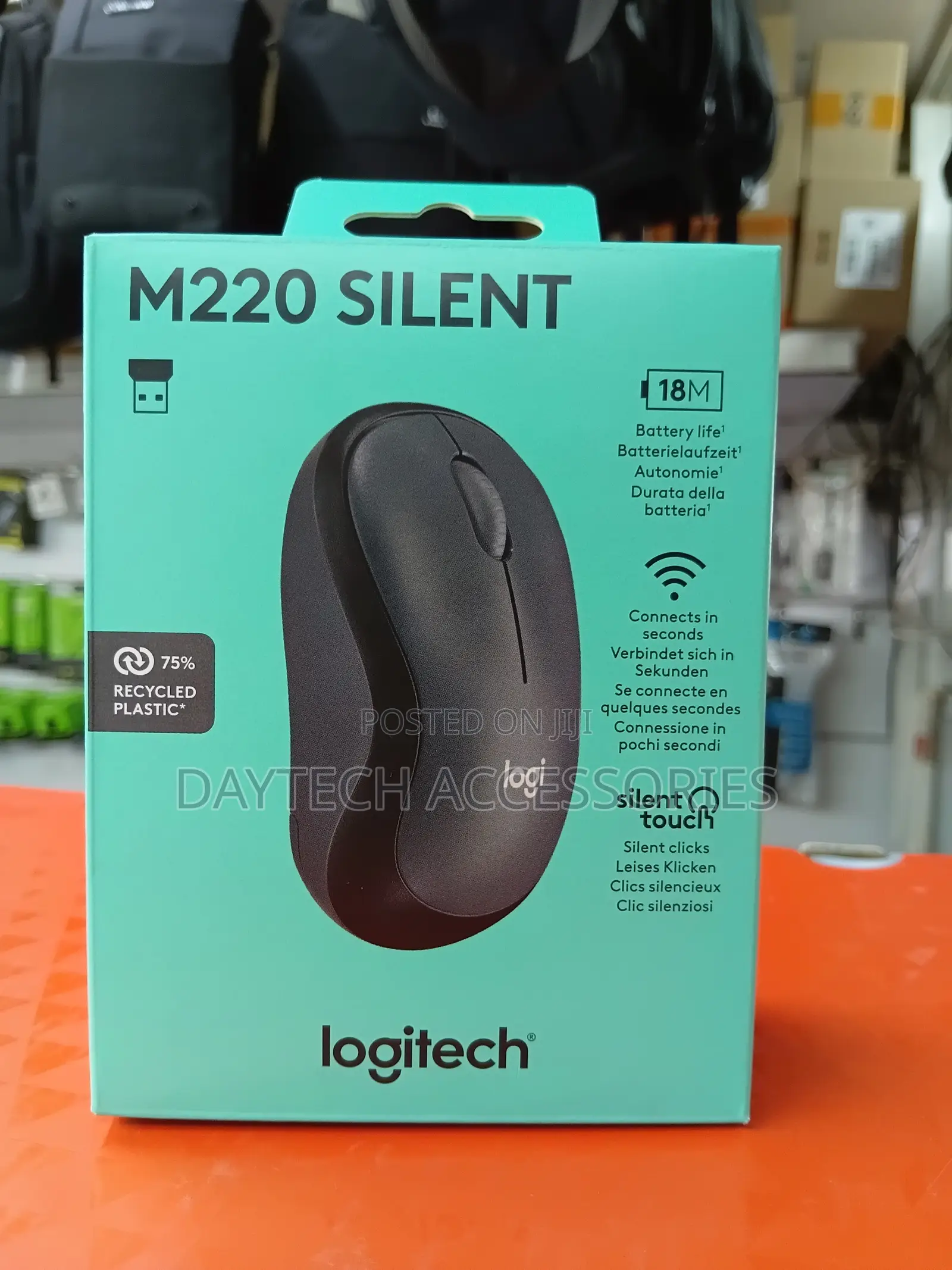 Logitech Wireless Mouse M220 Silent.