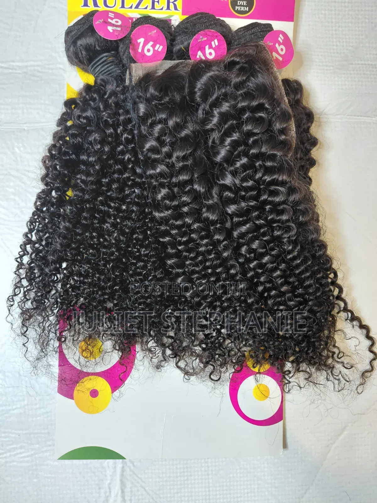 Human Hair Water Curl Weave