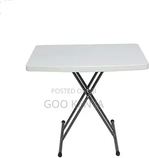 Outdoor Table; Premium White Minimalist Folding Table