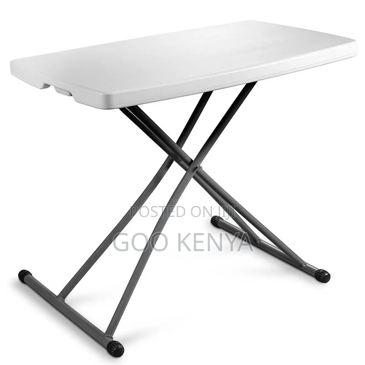 Outdoor Table; Premium White Minimalist Folding Table
