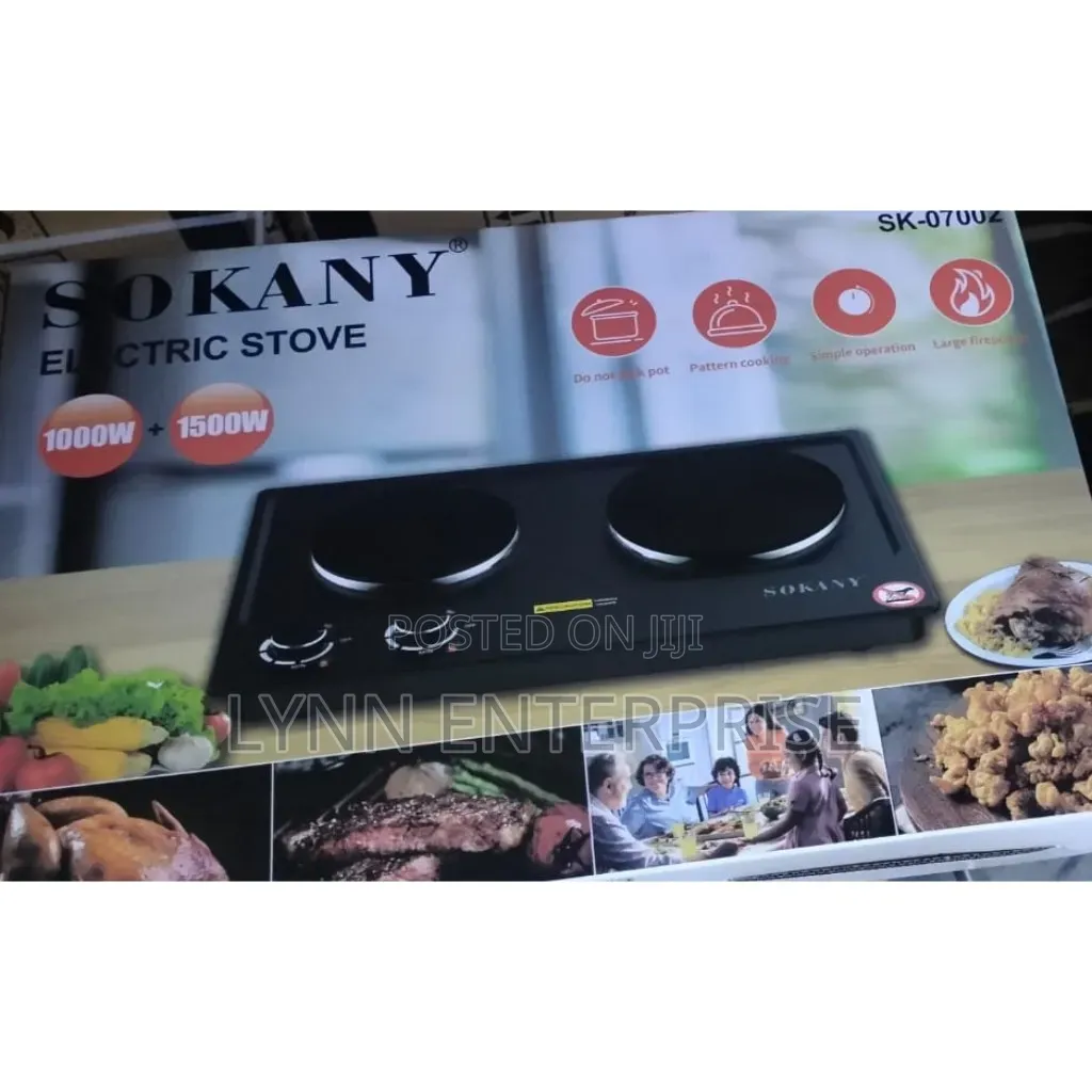 Sokany Electric Stove Double /Hit Plate