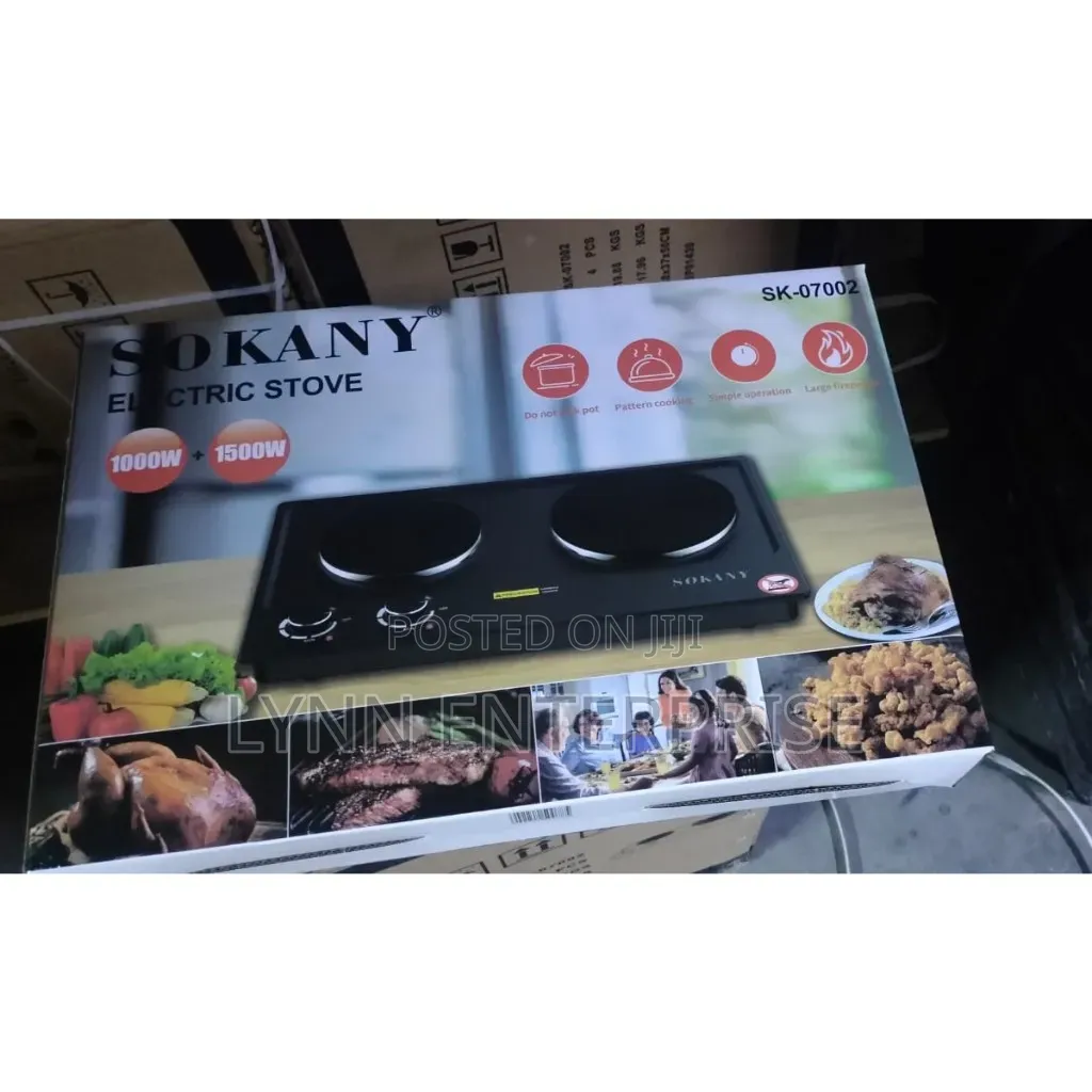 Sokany Electric Stove Double /Hit Plate