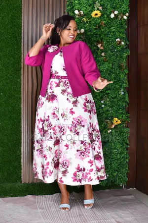  Big Mama 2 Pieces Ankle Length Dress