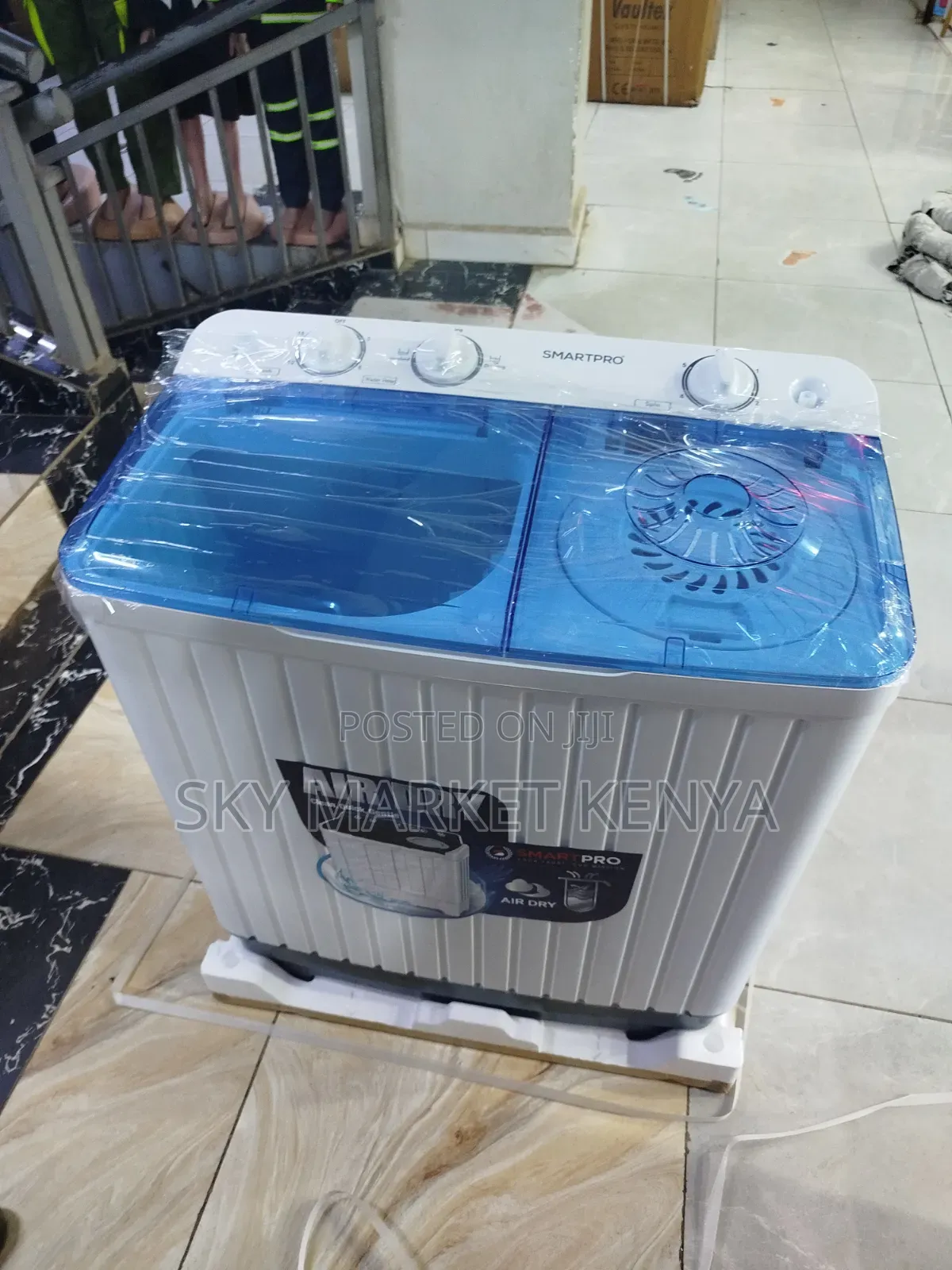 Smartpro 8kg Twin Tub Semi Automatic Washing Machine