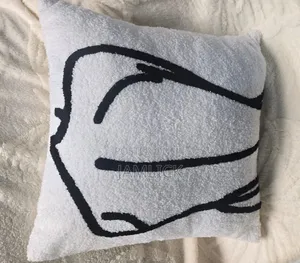 Abstract Shaggy Cushion / Throw Pillow Covers - Rb