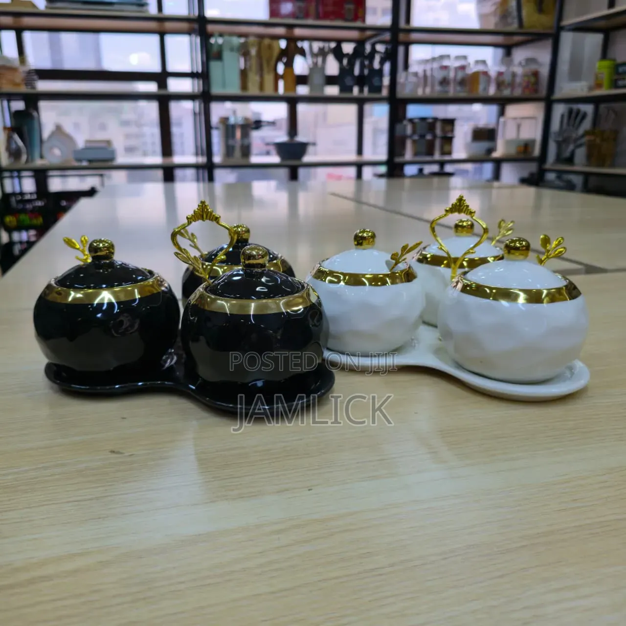 Nordic Luxury Ceramic Seasoning Jars - Rb