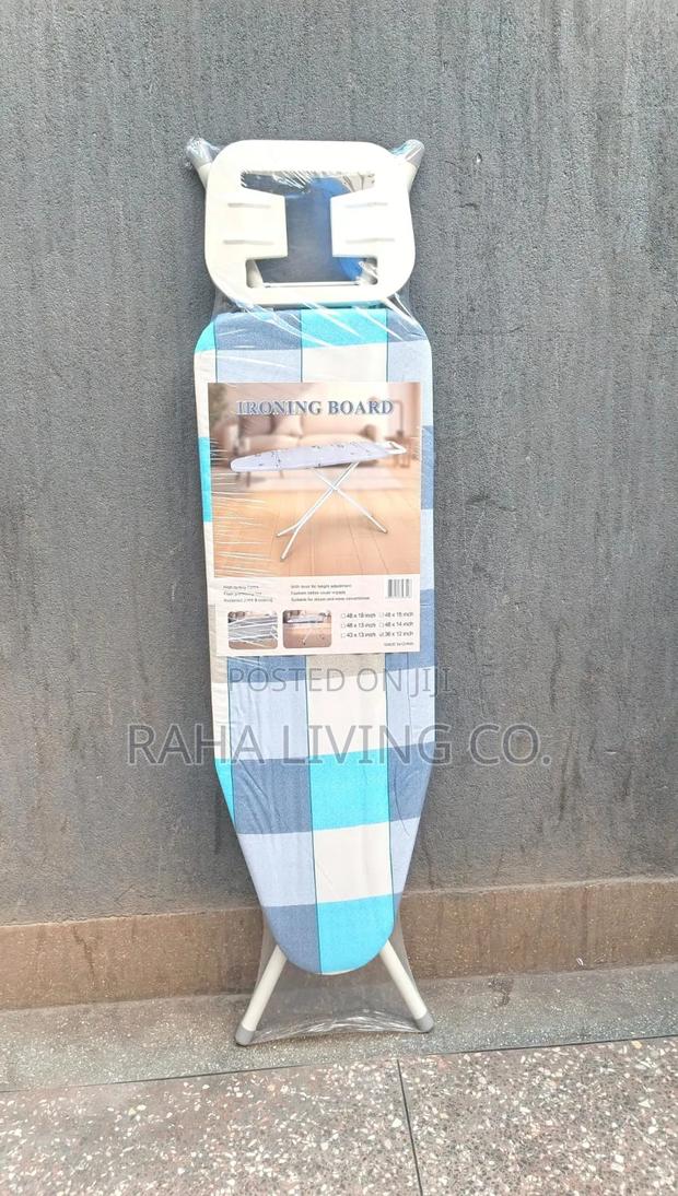 Metallic Foldable Ironing Board | Adjustable | 90x30cm - thumbnail 5