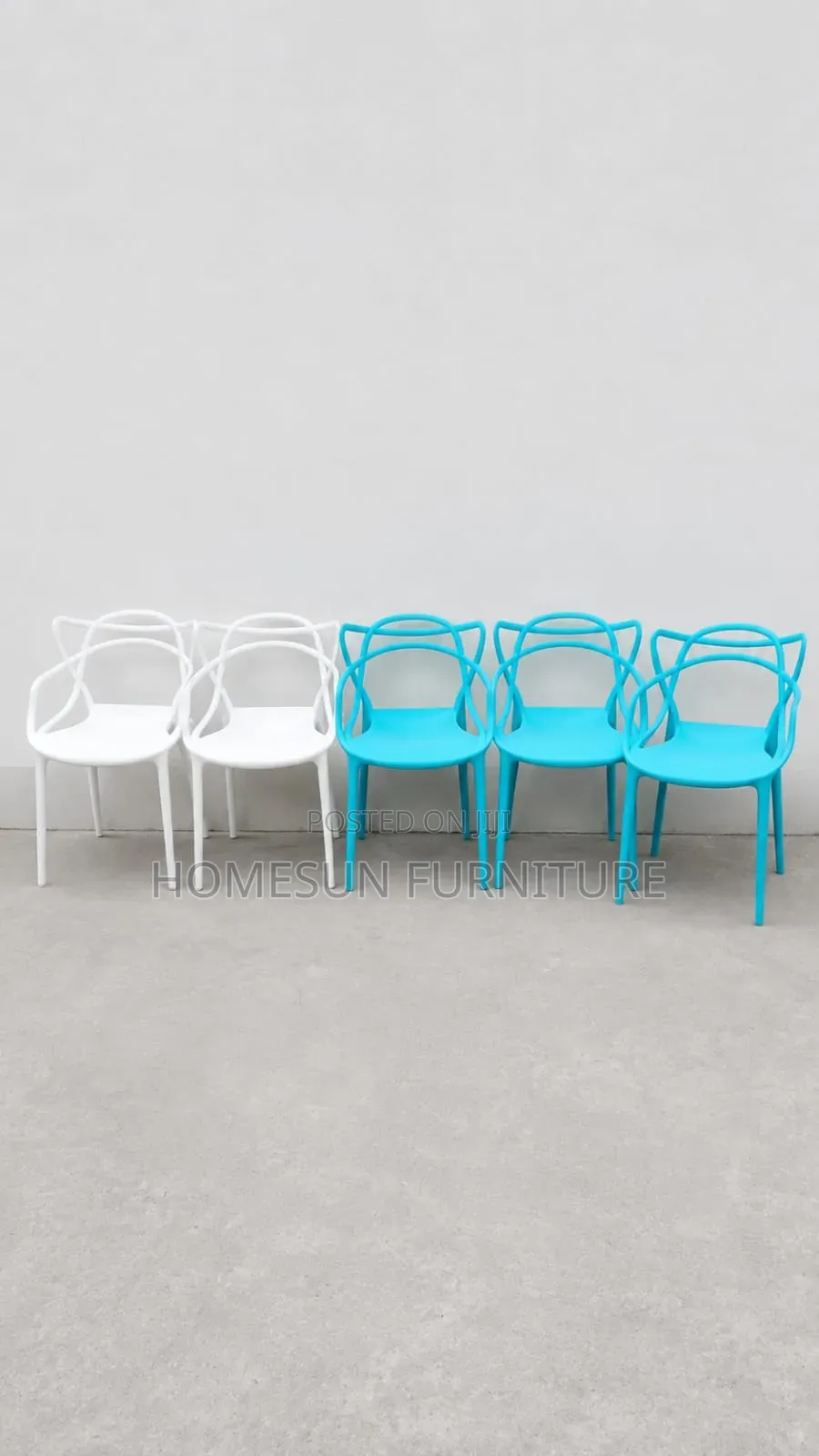 Modern Designer Plastic Dining Chair | Indoor Outdoor Chair