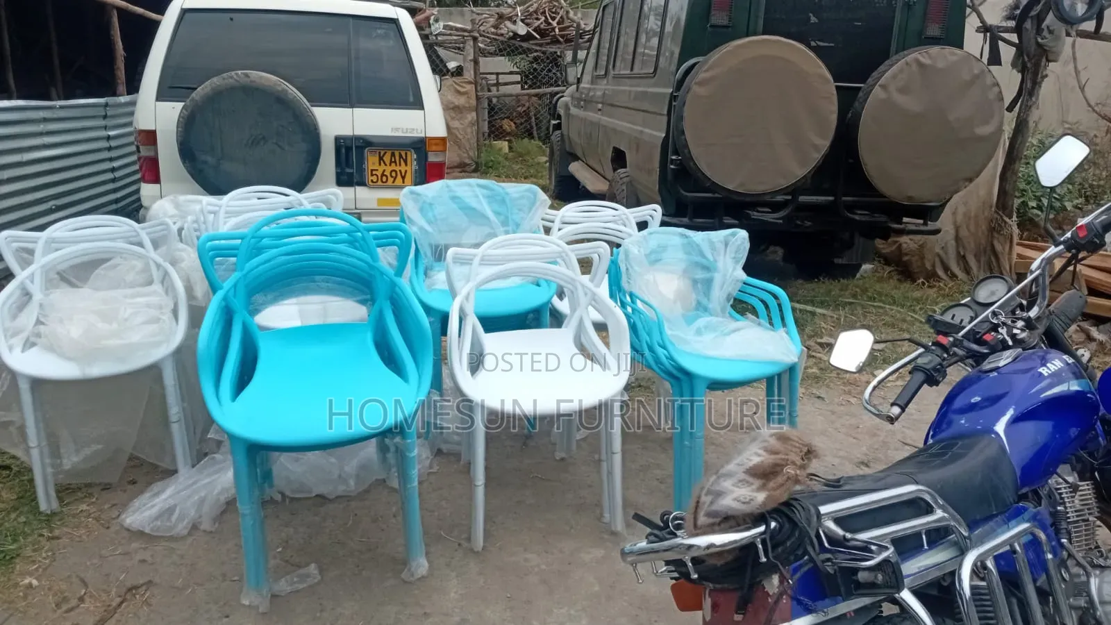 Modern Designer Plastic Dining Chair | Indoor Outdoor Chair