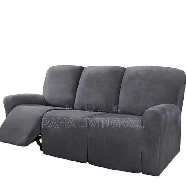 High Density Velvet Recliner Sofa Covers | 3 Colours - thumbnail 6