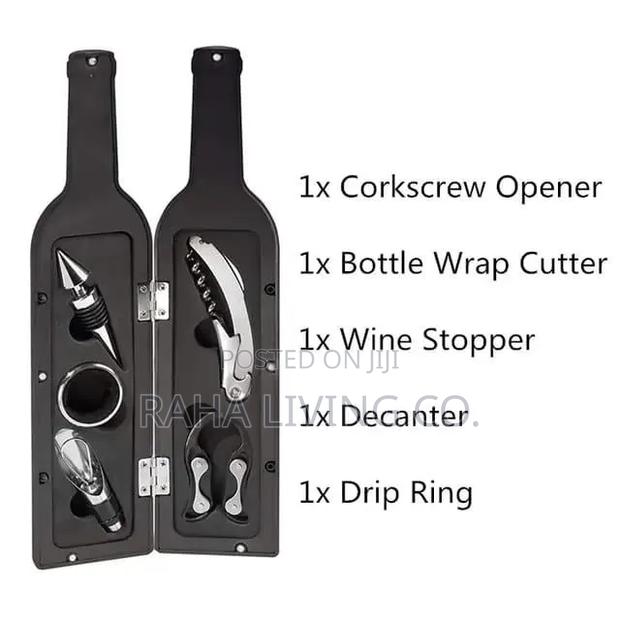 5pc Wine Opener Gift Set | Corkscrew Accessories - thumbnail 2