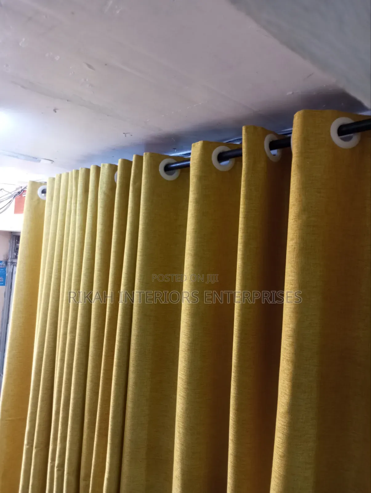 Mustard Yellow Quality Curtains