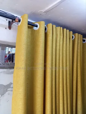 Mustard Yellow Quality Curtains