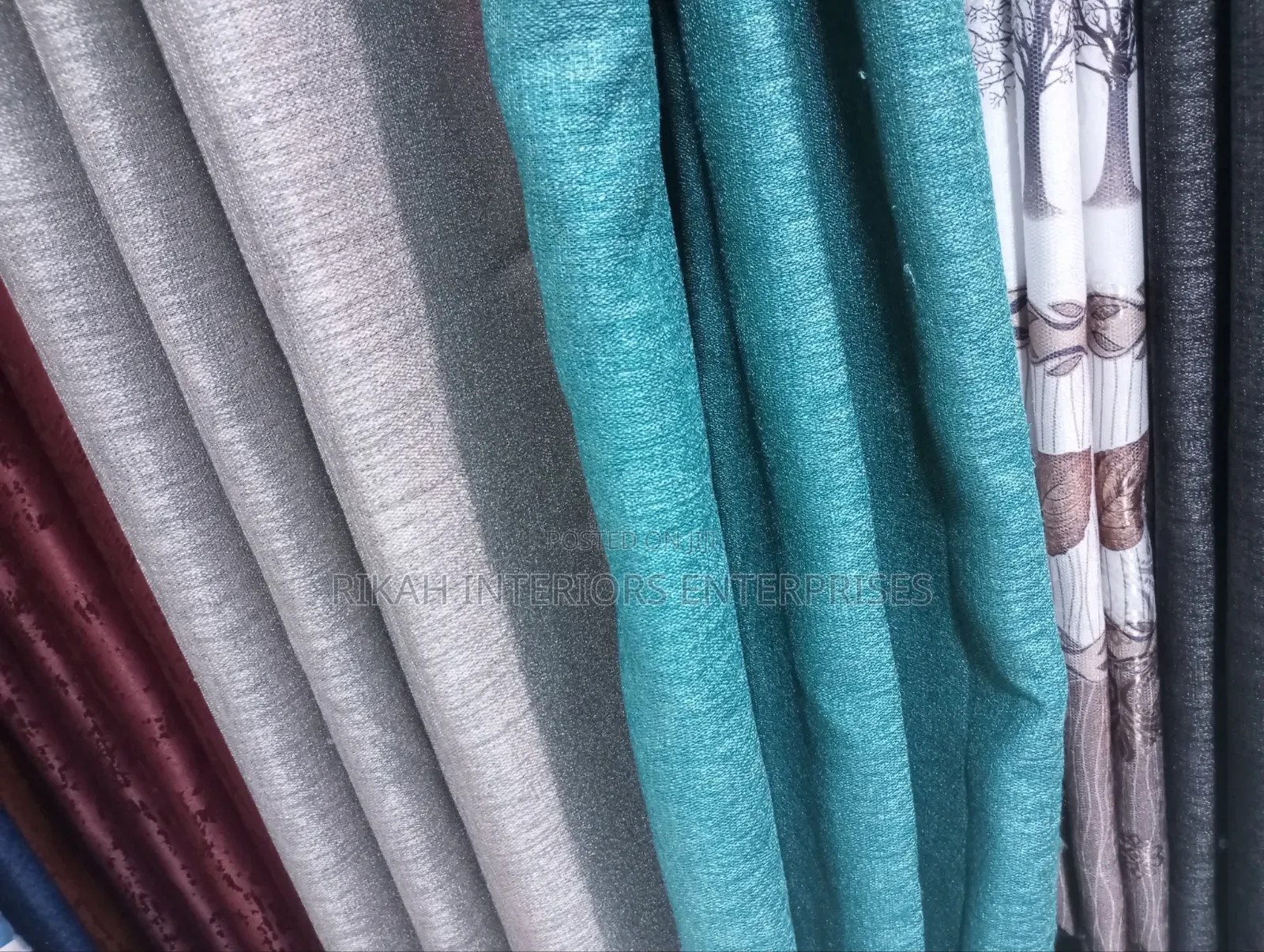 Beautiful Plain Curtains Available