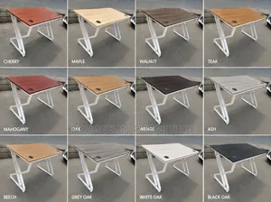 Modern Executive Office Workstation Desk – White Steel Frame