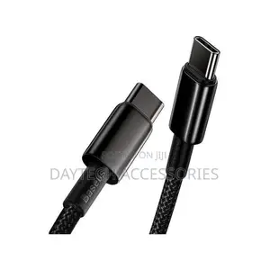 Baseus Tungsten Gold Magnetic Usb-C to Usb-C Cable for Fast Charging.