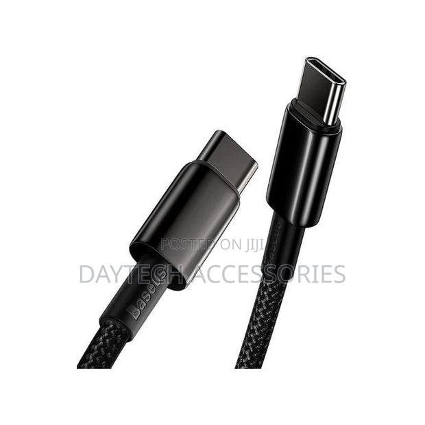 Baseus Tungsten Gold Magnetic Usb-C to Usb-C Cable for Fast Charging. - thumbnail 2
