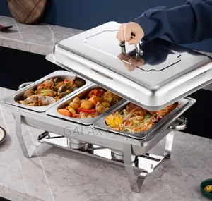 11 Litres Chaffing Dishes Triple Compartments