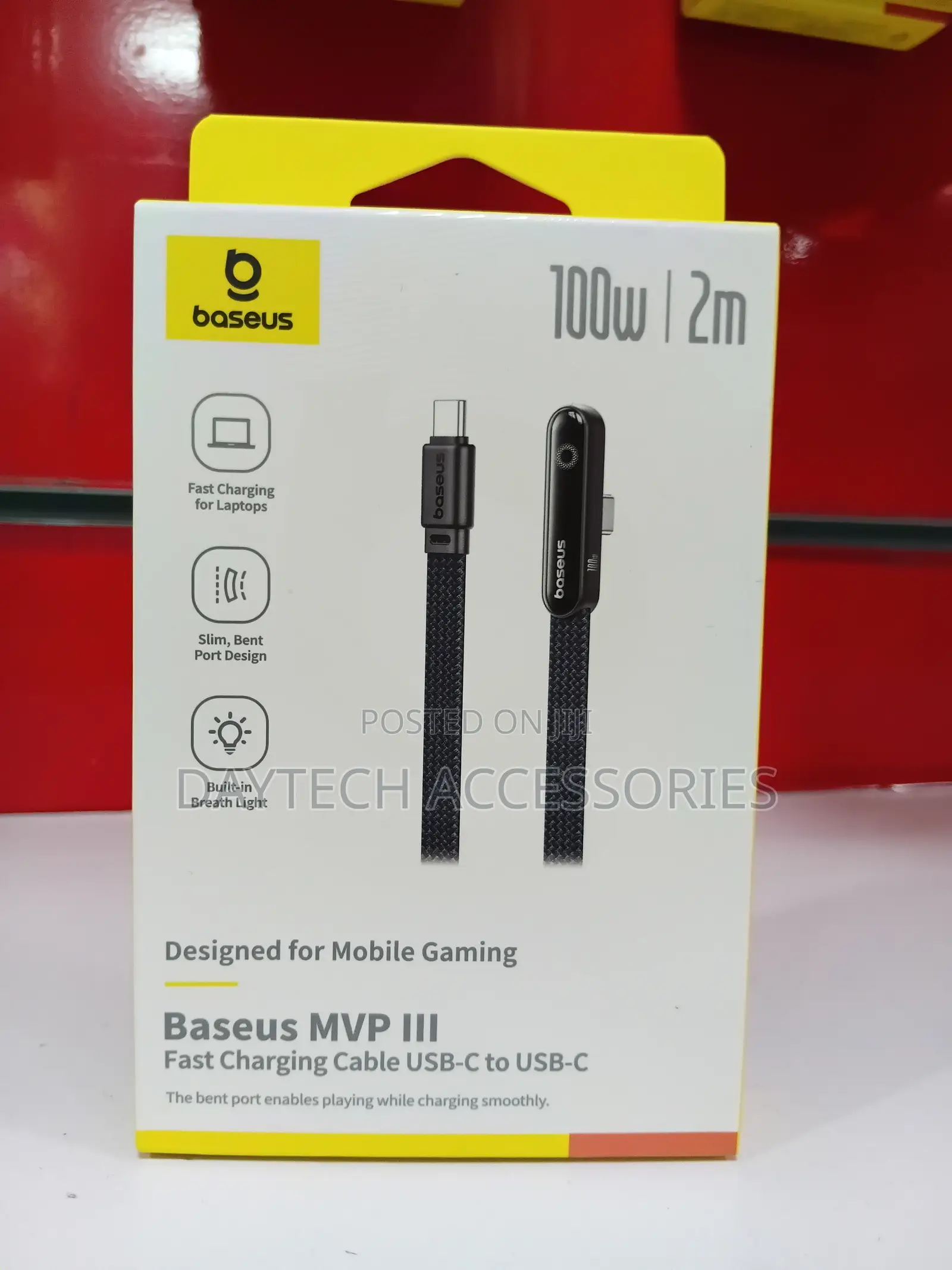 Baseus MVP Iii Usb-C to Usb-C Fast Charging Cable (100w)