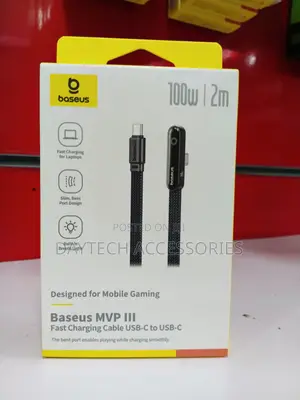Baseus MVP Iii Usb-C to Usb-C Fast Charging Cable (100w)