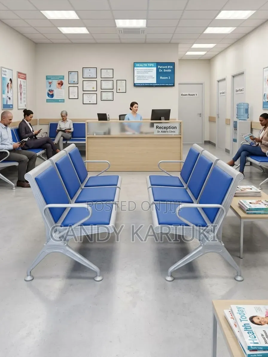 Heavy Duty Hospital Waiting Bench (Padded)
