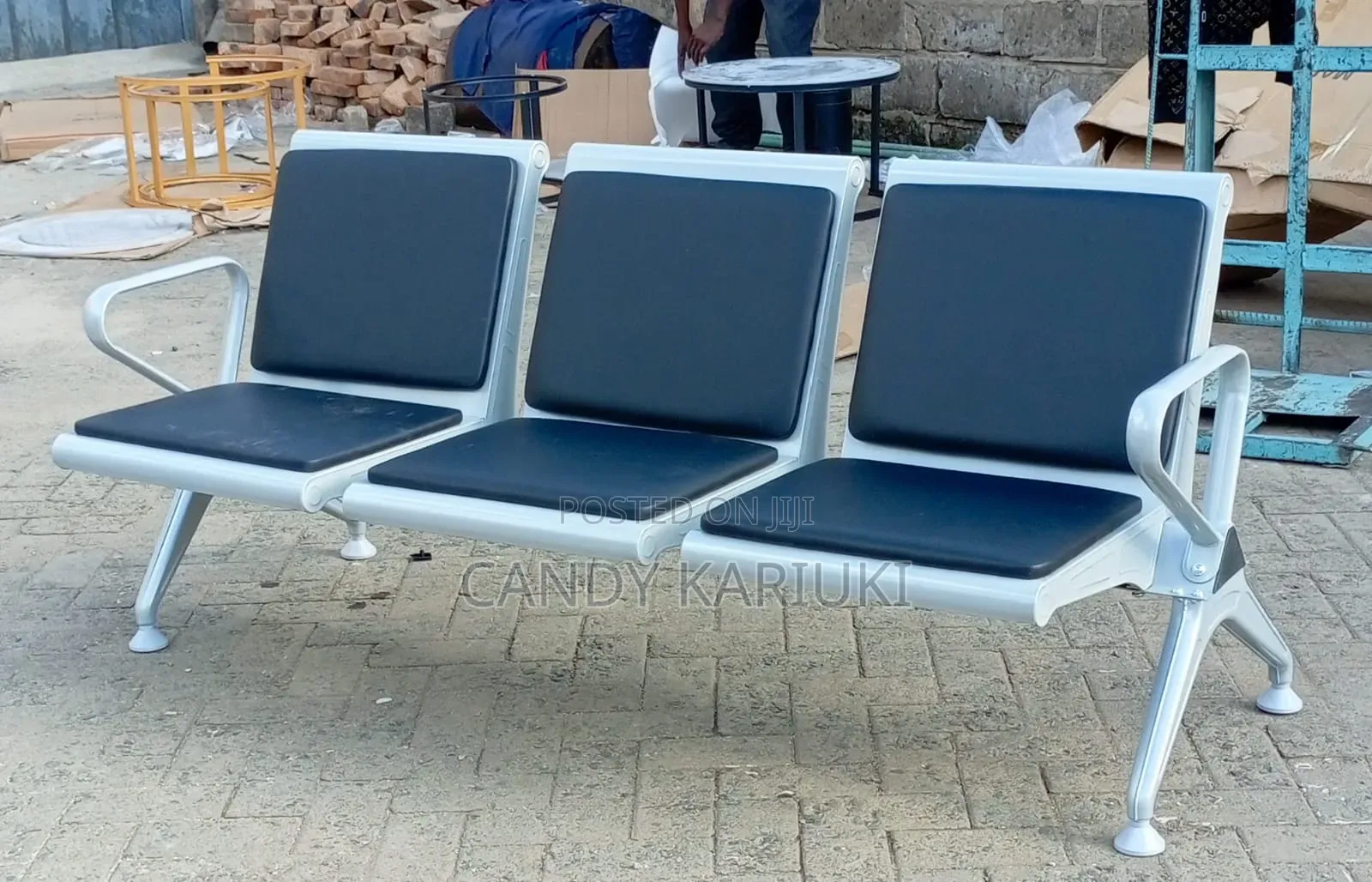 Heavy Duty Hospital Waiting Bench (Padded)