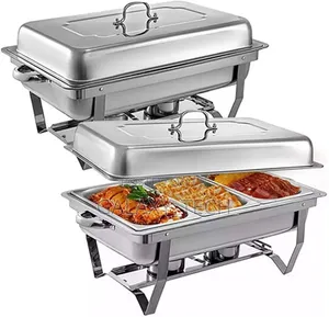 11 Litres Chaffing Dishes Triple Compartments