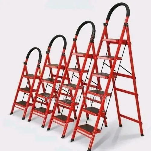 2-Step Aluminium Ladders (Red)