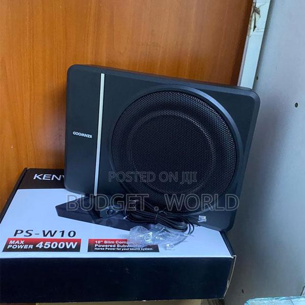 Kenwood Ps W10 10-Inch Compact Car Bass Speaker With Built-in Amplifie