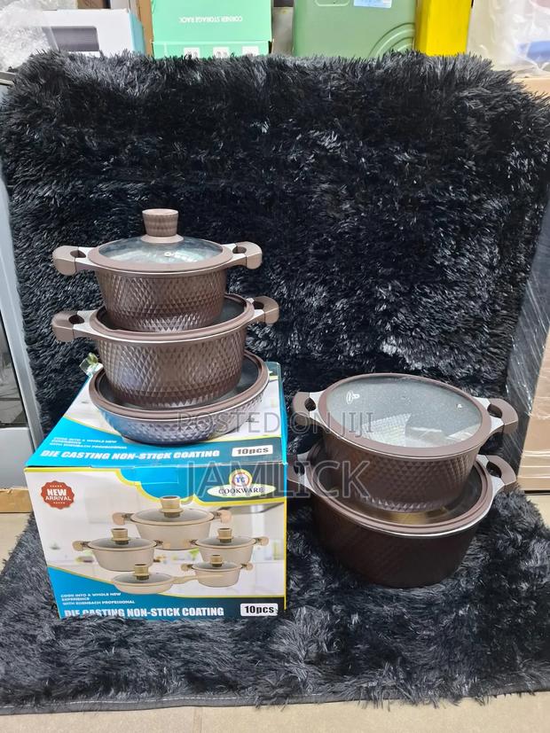 Die-Cast Non-Stick Cookware Set – 10 Pieces - Pt