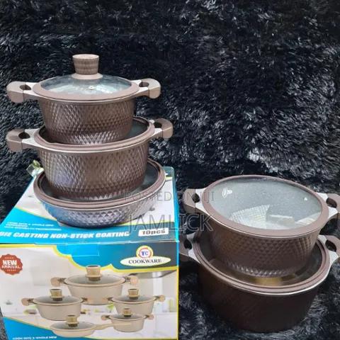 Die-Cast Non-Stick Cookware Set – 10 Pieces - Pt - thumbnail 2