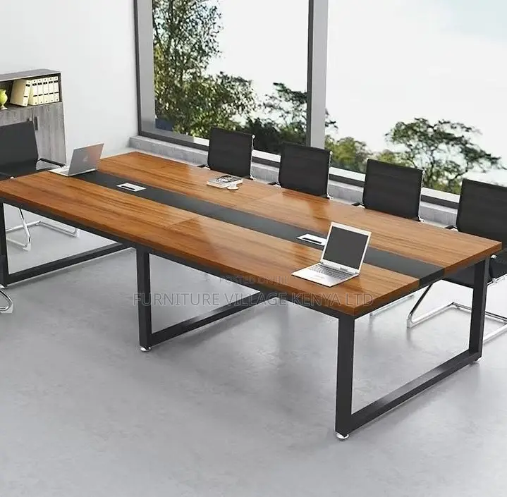 Modern Durable 10-Person Rectangular Meeting Table