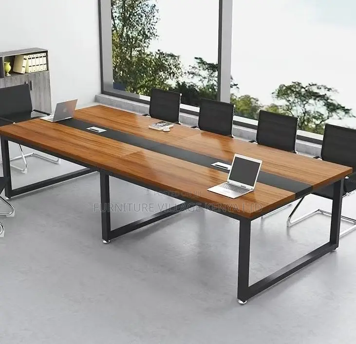 Modern Durable 10-Person Rectangular Meeting Table