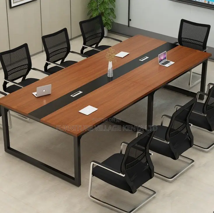 Modern Durable 10-Person Rectangular Meeting Table