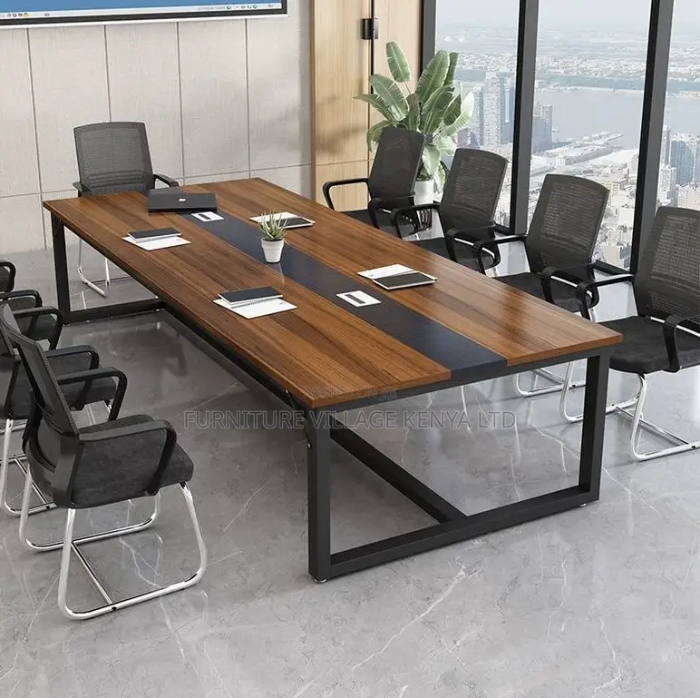 Modern Durable 10-Person Rectangular Meeting Table