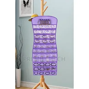 *Dress Shape 40 Pockets 20 Loops Jewelry Organizer