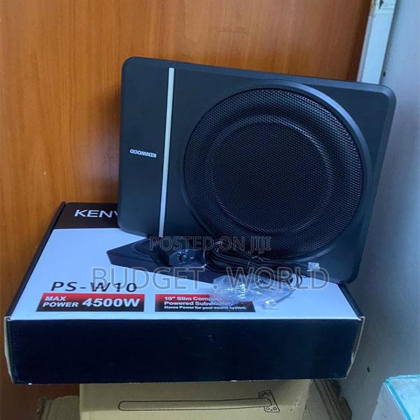 Kenwood Ps W10 Active 10-Inch Underseat Car Woofer – Space Saving Bas