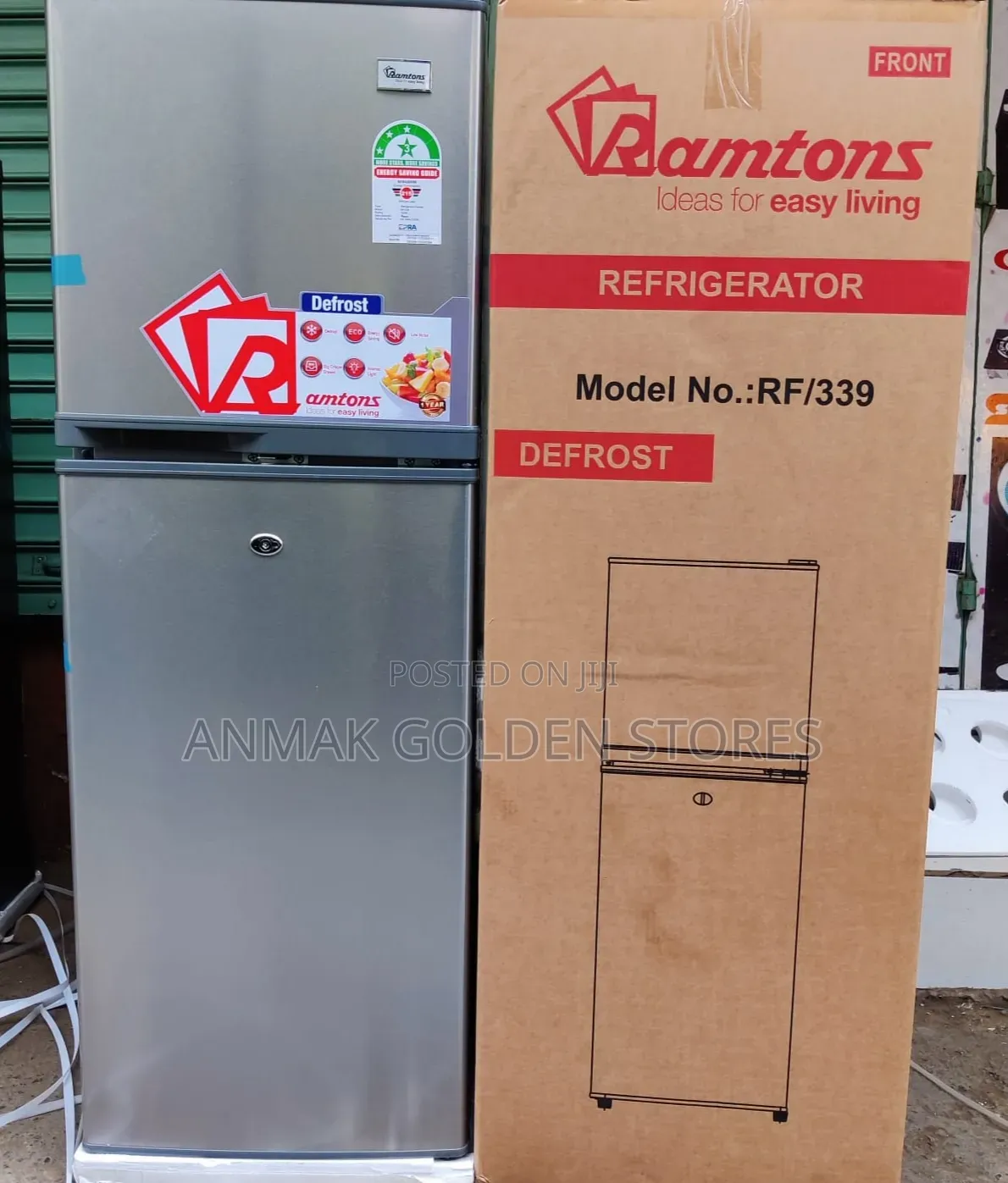 Ramtons 138litres Double Door Rf339 at 27,000