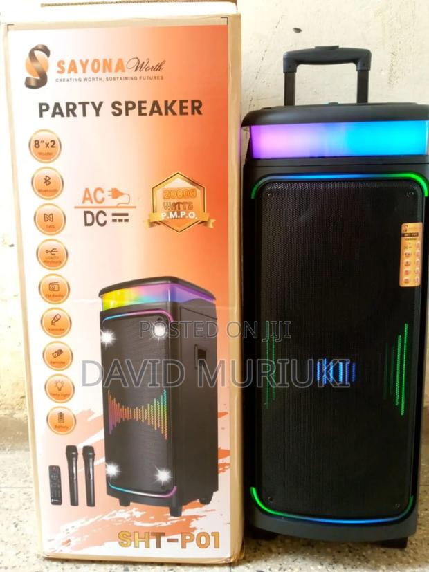 Sayona Party Speaker
SHT-P01
Ac/Dc
20000 Watts - main view
