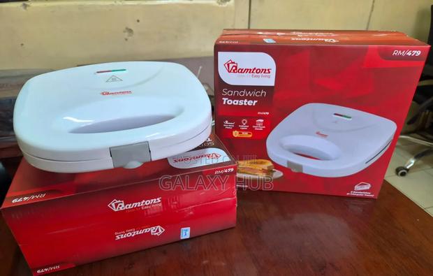 Ramtons Sandwich Maker 2slice White Rm479 - thumbnail 2