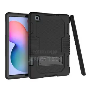 Case With Holder for Samsung Galaxy Tab S6 Lite P610 - Black